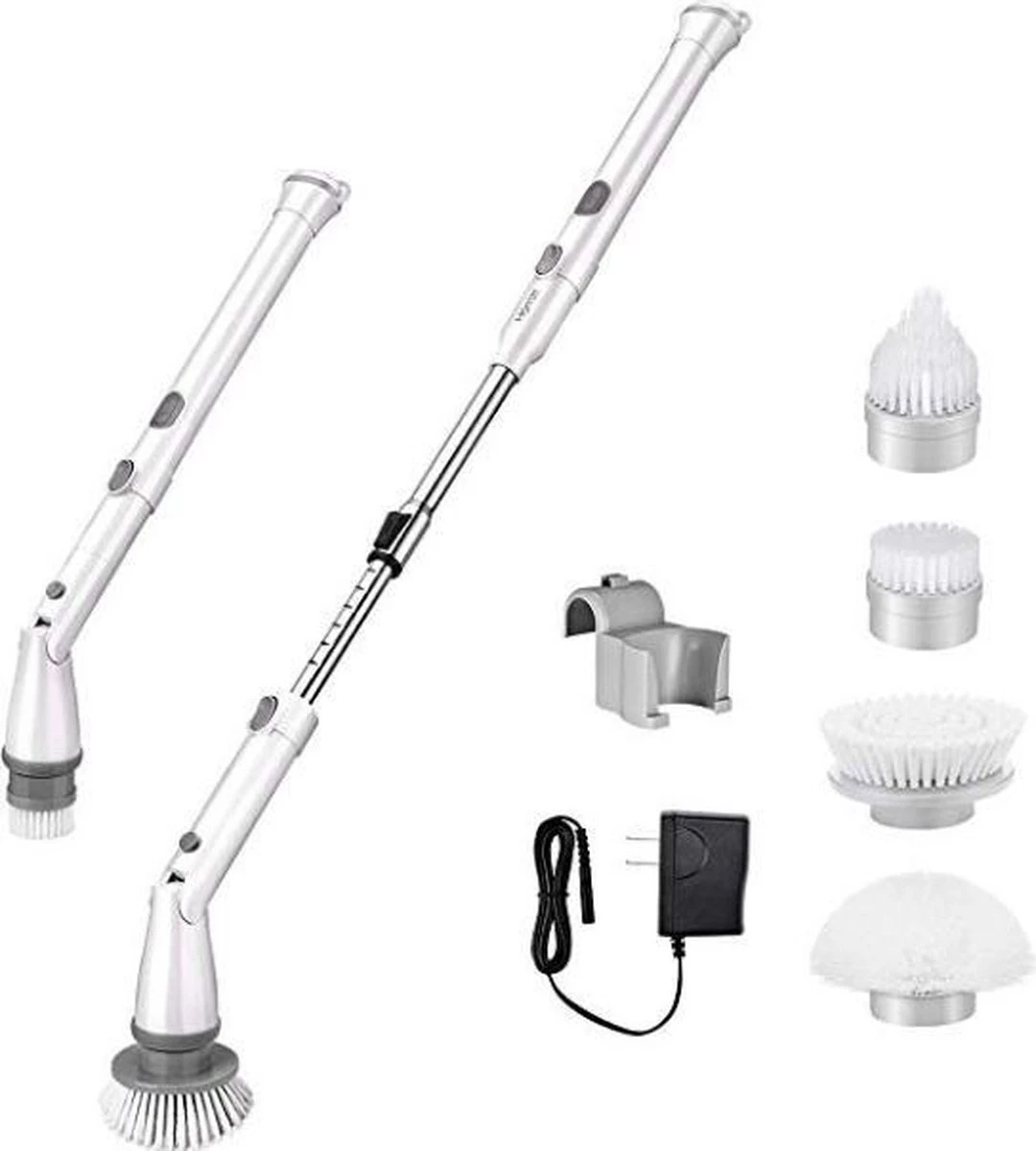 Elektrische Scrubber - Veelzijdige Schrobborstel - Elektrische Schoonmaakborstel - Binnen En Buiten Schoonmaken - Afbeelding 2