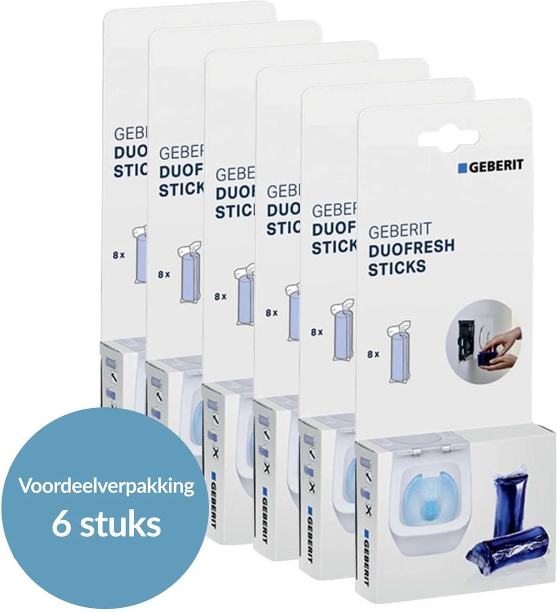Geberit DuoFresh Sticks - 48 Stuks - Voordeelverpakking - Toilet/WC Blokjes Inbouwreservoir - Afbeelding 9
