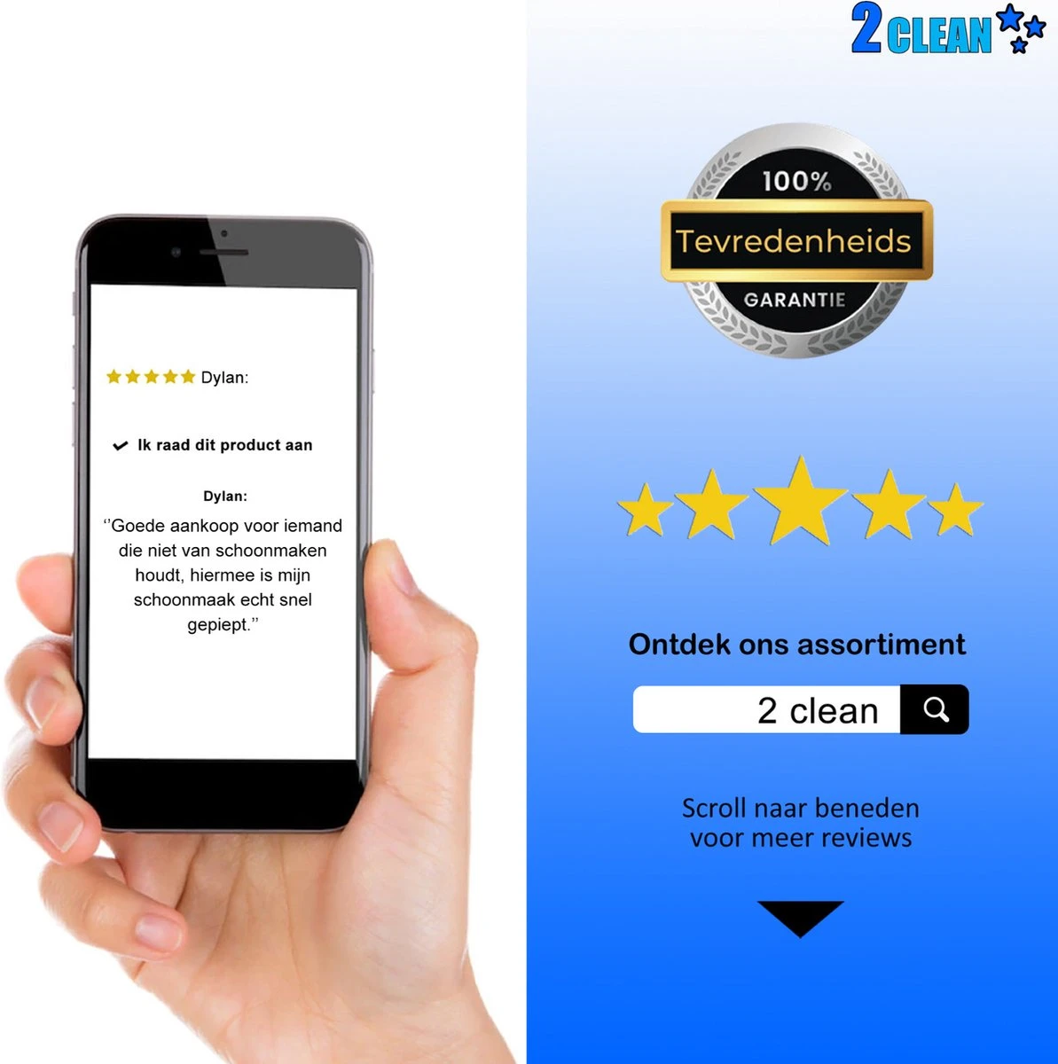 Elektrische Schoonmaakborstel - Schrobborstel - Handborstel - Schuurborstel - Schrobber - Badkamer - Toilet - Keuken - Afbeelding 8