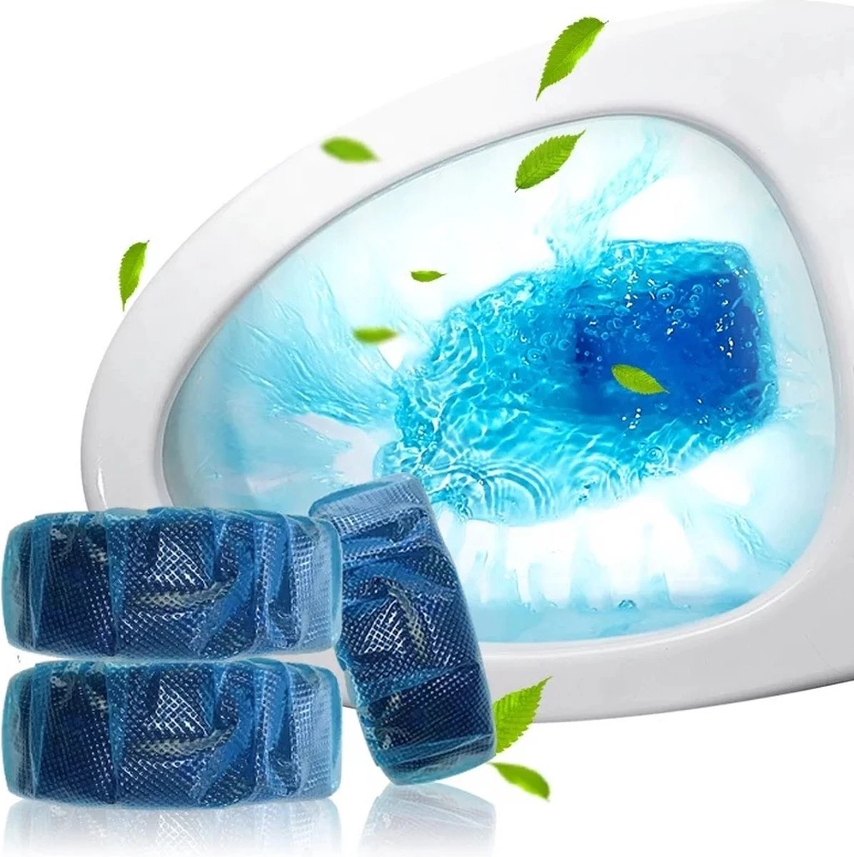 Merkloos Toiletblokjes Voor Inbouwreservoirs – WC-blokjes – Toiletblokken In Een Voordeelverpakking – 30 Stuks - Afbeelding 4