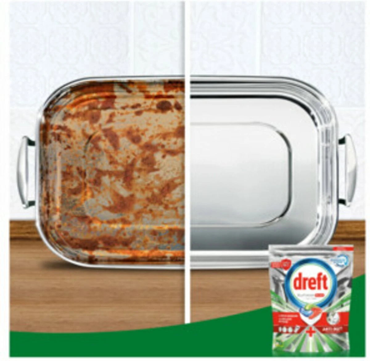 Dreft Platinum Plus All In One Deep Clean - Vaatwastabletten - Voordeelverpakking 5 X 16 Stuks - Afbeelding 5