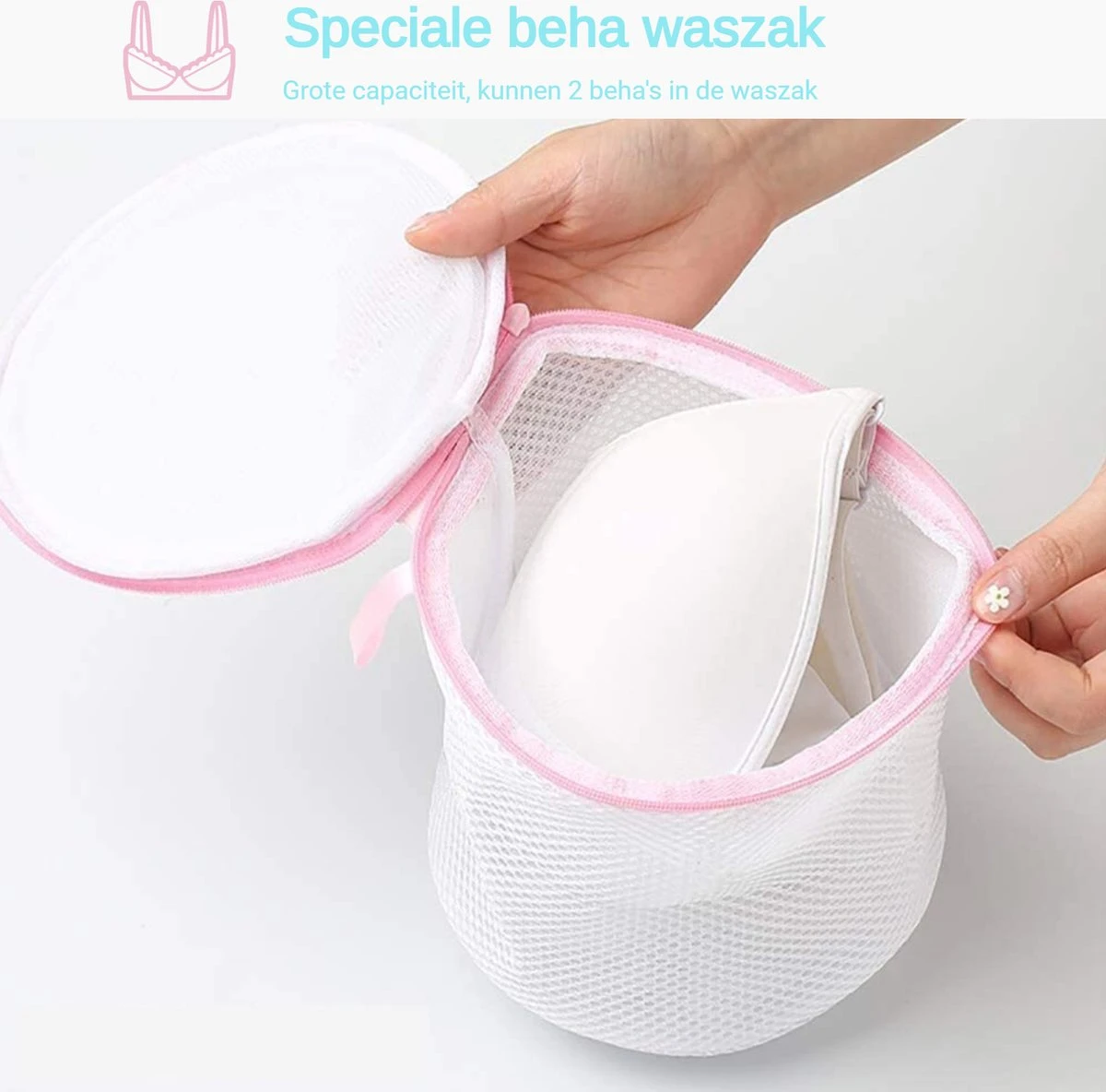 Merkloos Waszakken Set Van 7 Voor Wasgoed - Waszakje Lingerie - Waszak Bh - Wasnet Groot - Afbeelding 2
