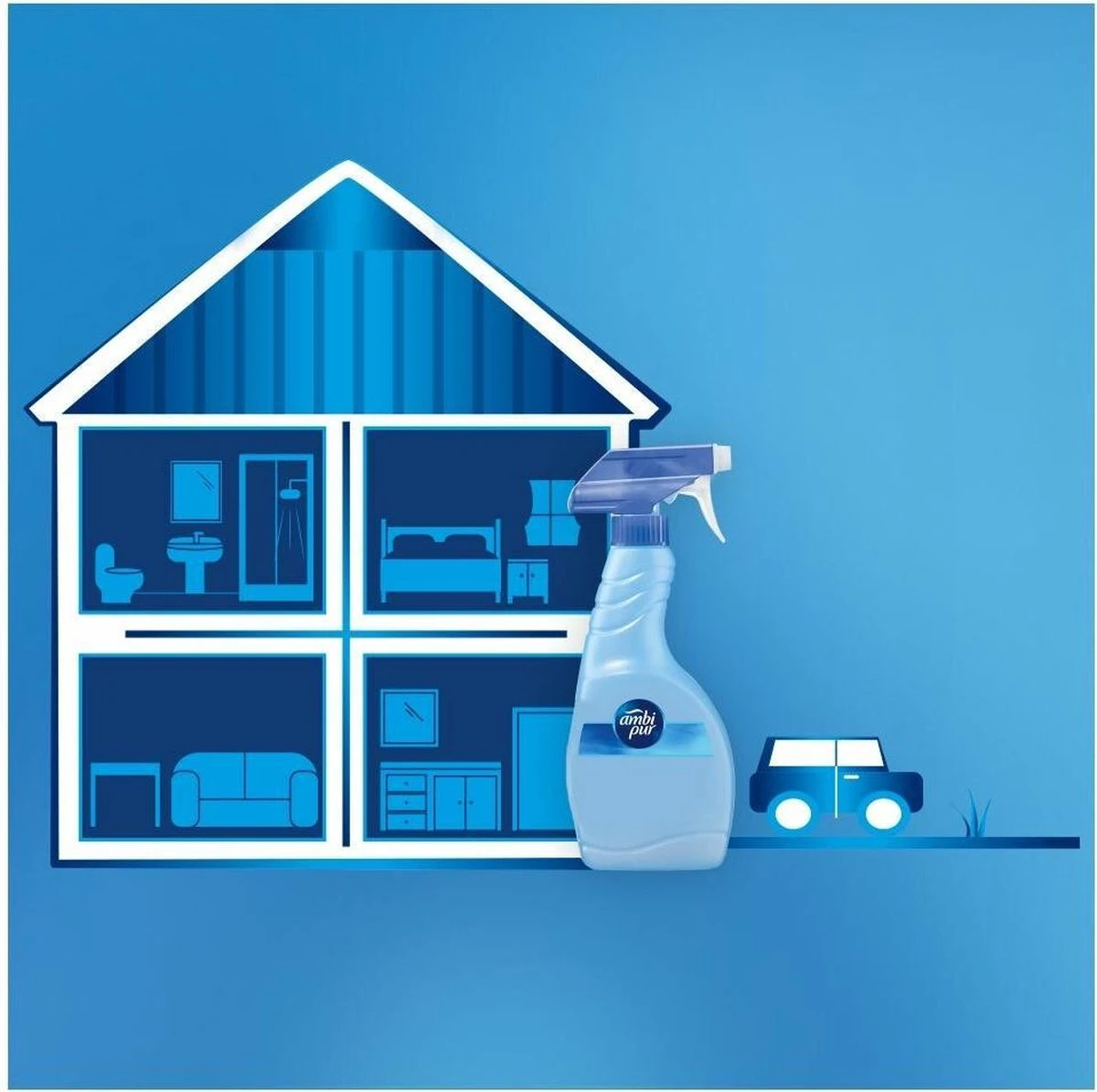 Ambi Pur Classic - 500ml - 8 Stuks - Textielverfrisser - Afbeelding 8