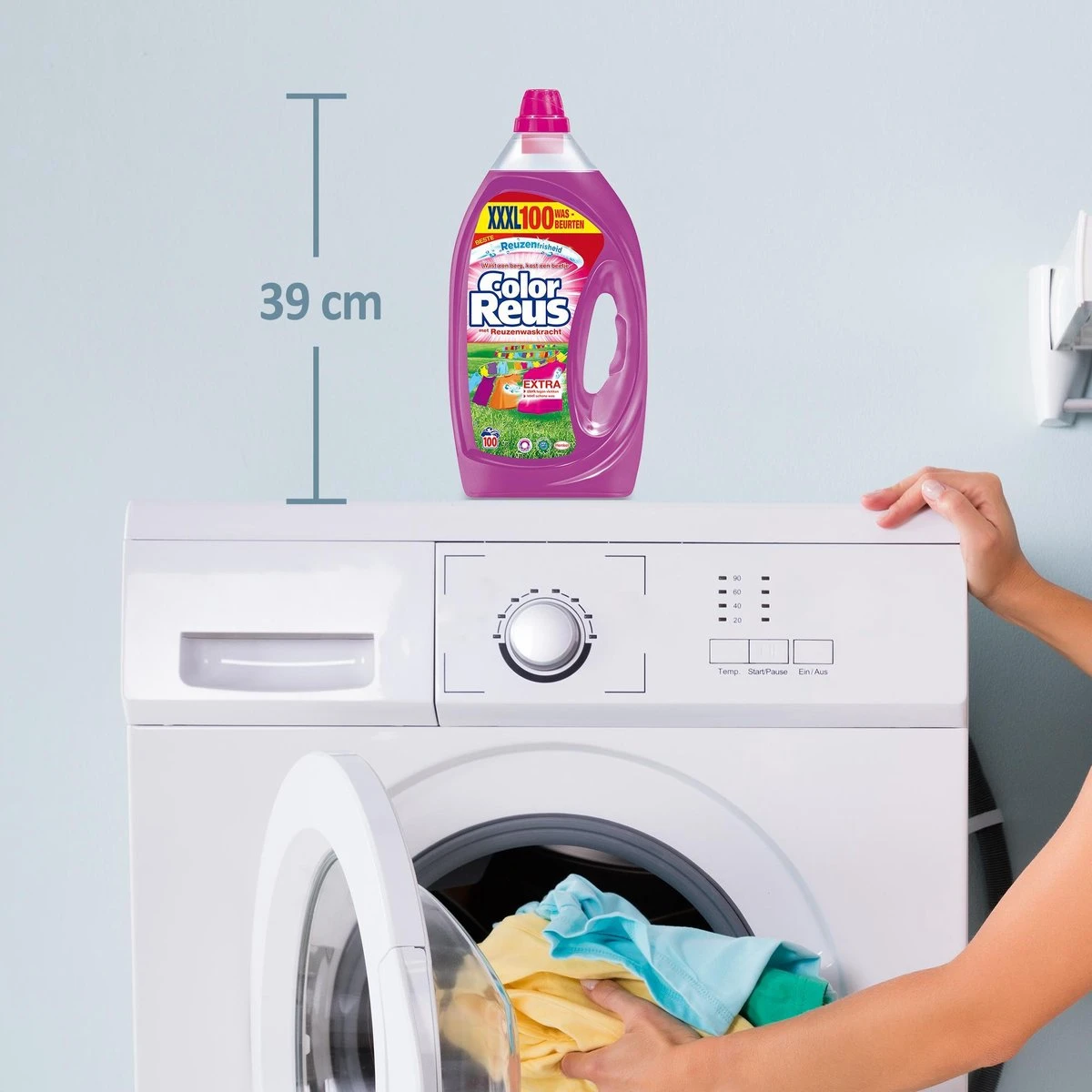 Color Reus Gel Vloeibaar Wasmiddel - Gekleurde Was - Voordeelverpakking - 100 Wasbeurten - Afbeelding 5