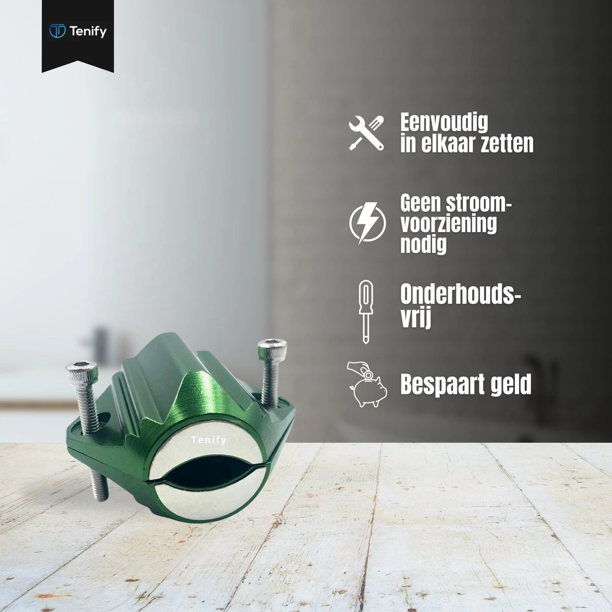 Tenify Magnetische Waterontharder - 7800 Gauss - Douche Filter - Waterverzachter - Waterontkalker - Antikalk Magneet - Waterleiding - Kalkaanslag - Afbeelding 4