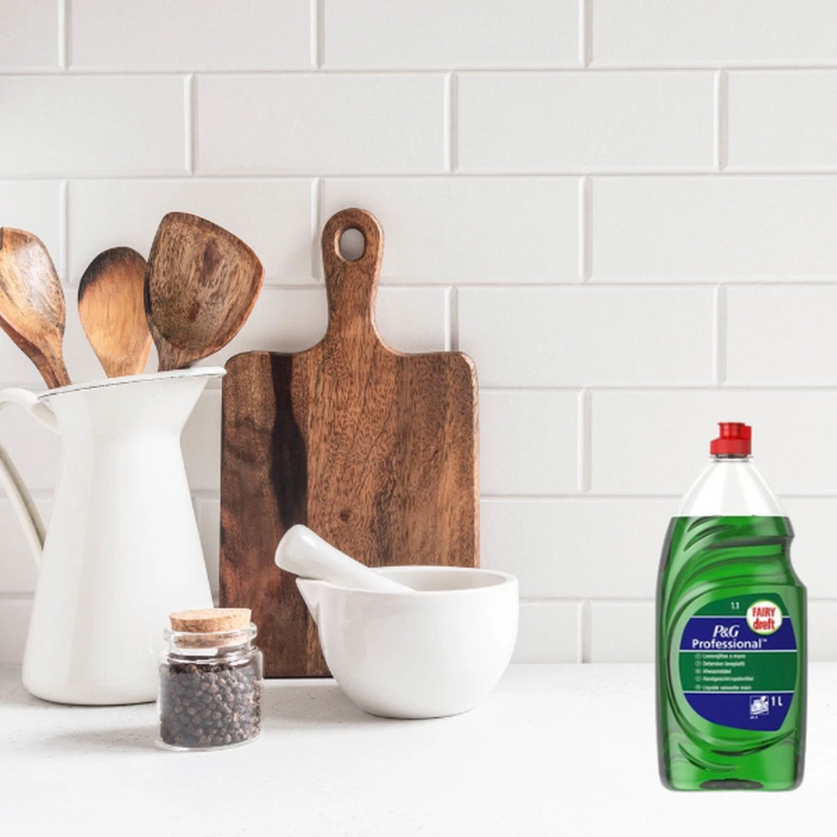 Dreft Original Professional Afwasmiddel (Voordeelverpakking) - 8 X 1 L - Afbeelding 2