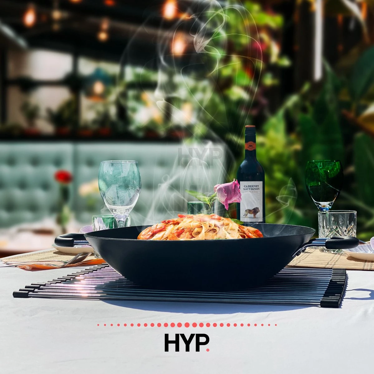 HYP. Afdruiprek Voor Afwas RVS - Pannen Rooster Hittebestendig - Afdruiprooster - Pannenonderzetter - Afkoelrooster - Camping - Rolmat - Afbeelding 9