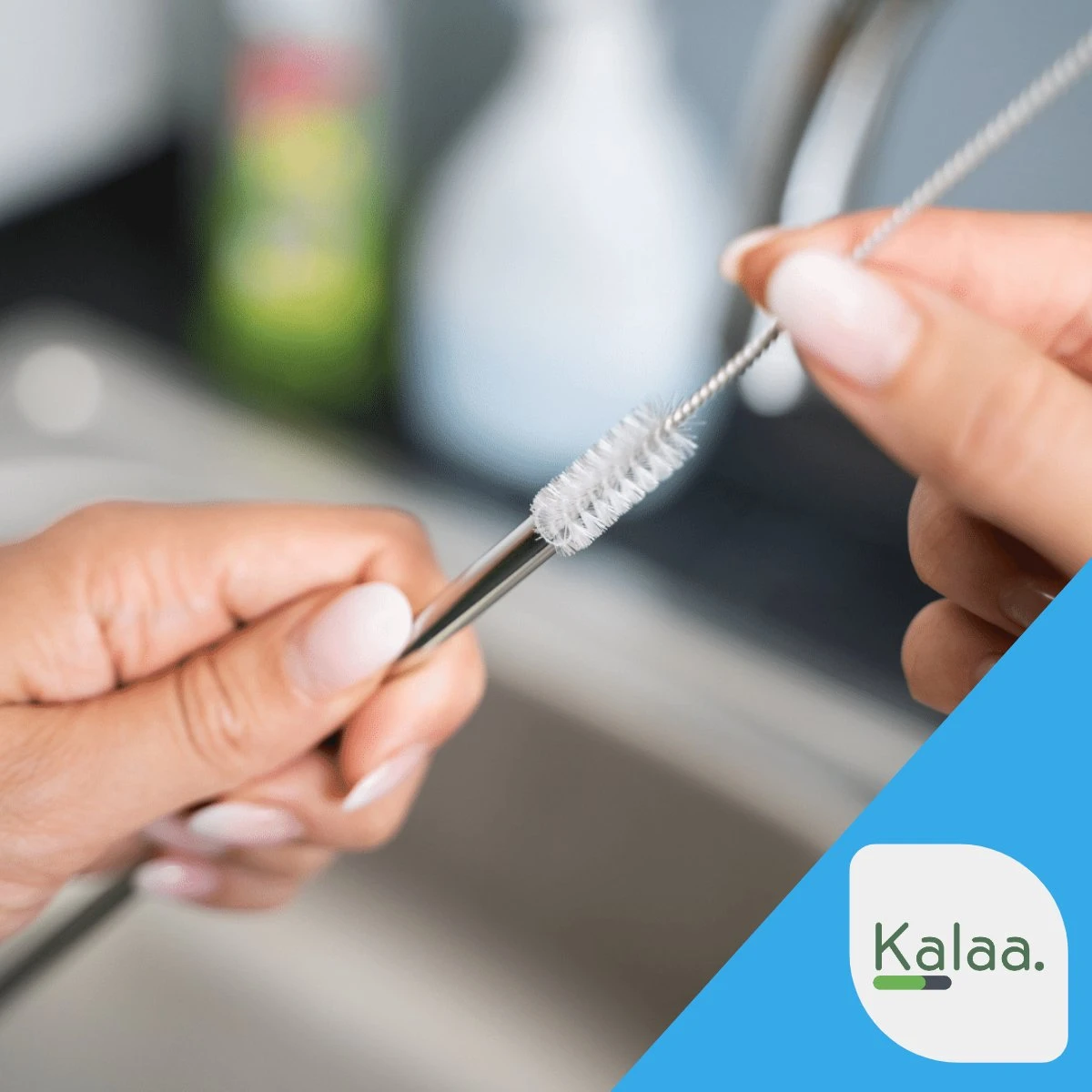 Kalaa Herbruikbare Schoonmaakborsteltjes - 3 Stuks - Reinigingsborsteltjes Geschikt Voor Air Up Drinkfles Starterskit - Rietjes Borstel - Schoonmaakborstel Rietjes - Afbeelding 3