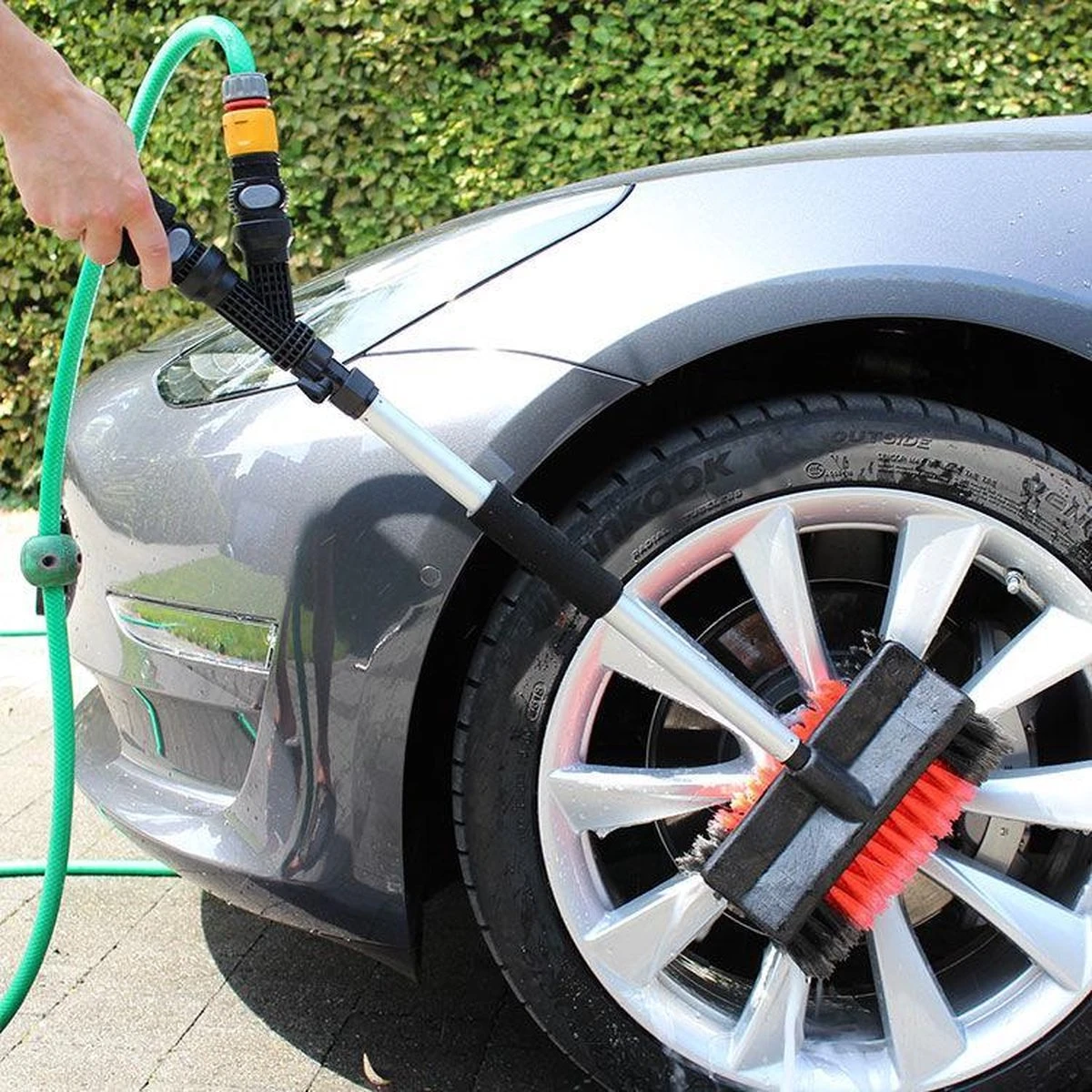 Autowasborstel 80 Cm + Zeepdispenser - Afbeelding 4