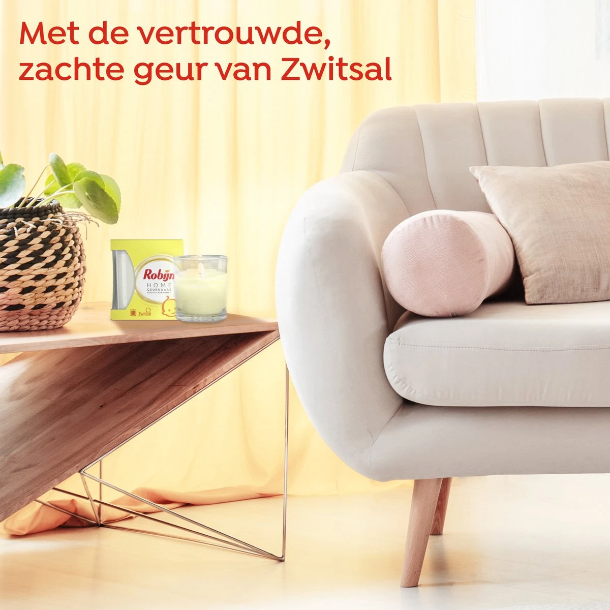 Robijn Zwitsal - Home Geurkaars - 115 Gram - Afbeelding 4