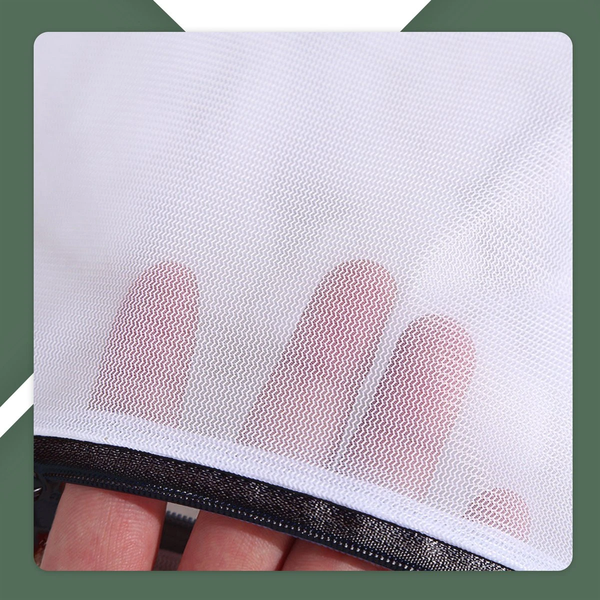 Merkloos Waszakken | Set Van 5 Waszakjes Met Rits - Waszak - Wasnet - Kledingzakjes - BH Was Zakjes - Laundry Bag Set Voor Ondergoed - Kleding - Delicaat Wasgoed - Wasmachine Zakjes - Wasgoed - Afbeelding 4