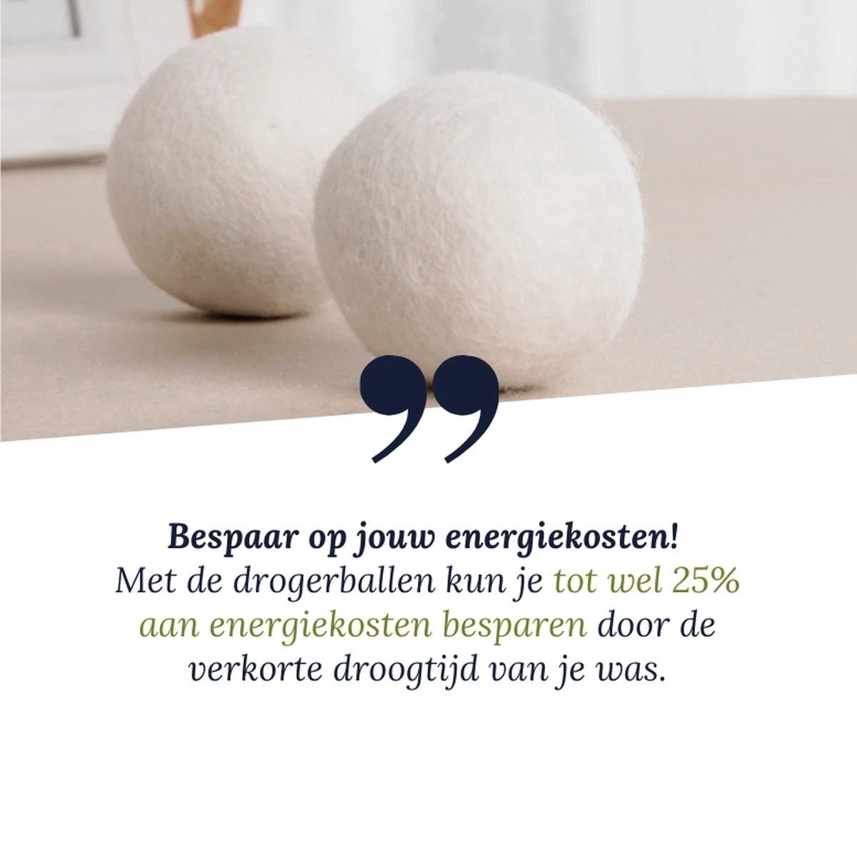 UsefullProducts Drogerballen - Wasbollen - Droogbollen - Wasdrogerballen - Energiebesparende Producten - 6 Stuks - 4CM - Afbeelding 3