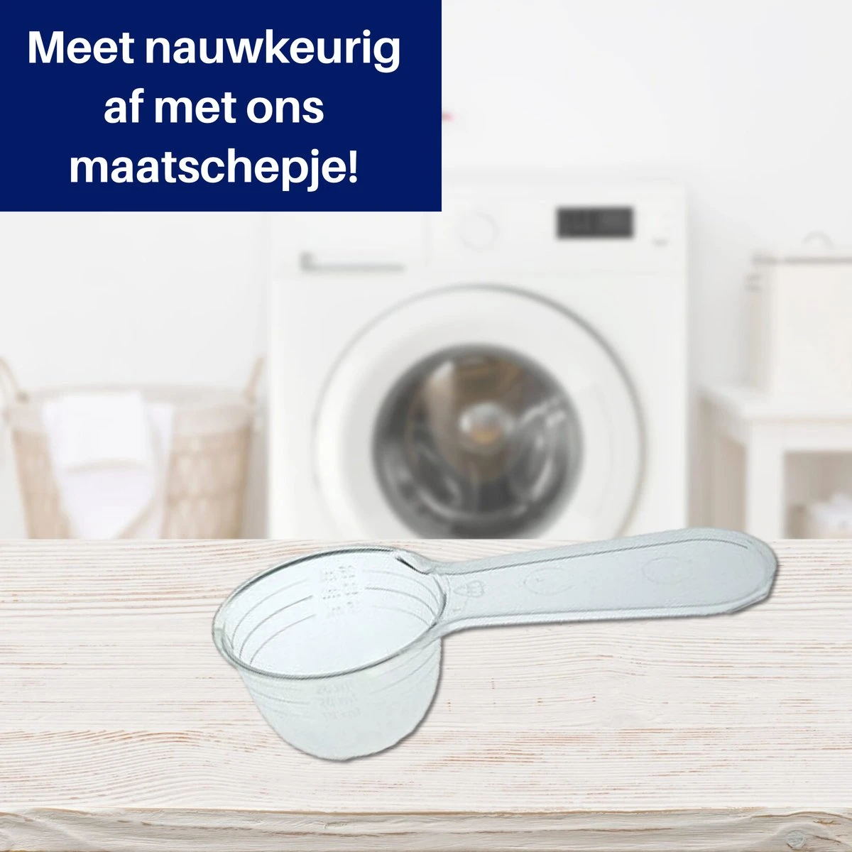 Waspakket - 6 Drogerballen - 2 Wasbollen - Maatschepje - Wasdoekje - Doseerbol - Wasbol - Doseerbollen - Afbeelding 5