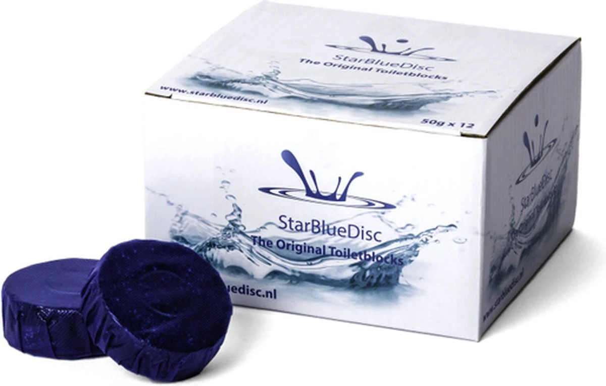 StarBlueDisc 12 Stuks Toiletblokjes Halfjaar Verpakking Blauw - Afbeelding 9