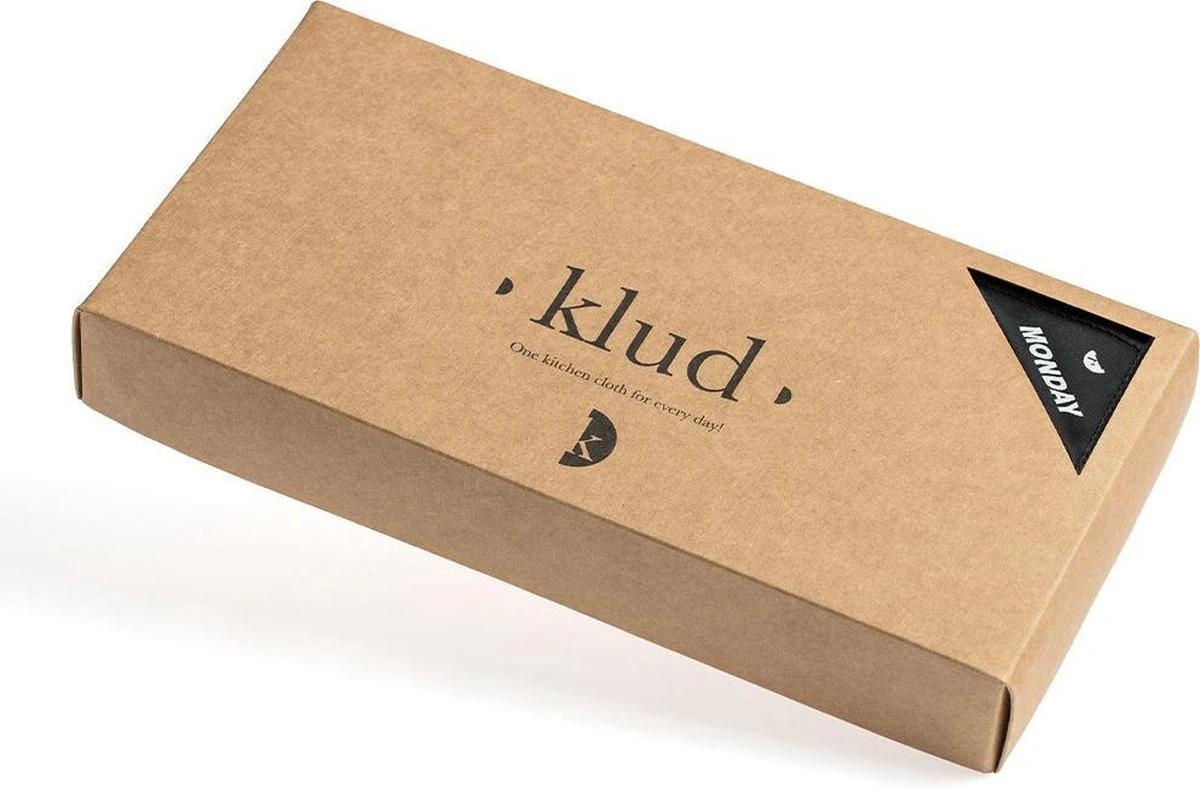 Klud Vaatdoek Set - 7 Dagen - Curry - Afbeelding 2