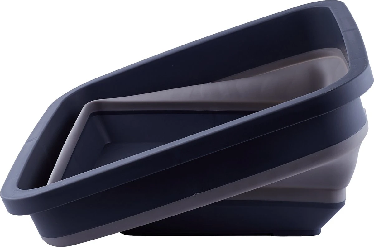 YUGN BLACK Opvouwbare Afwasteil 9 Liter - Afwasbak Teil Wasteil - Afwasbak Vierkant - Afwasteil Opvouwbaar - Ruimtebesparend - Cadeau Tip - Afbeelding 9