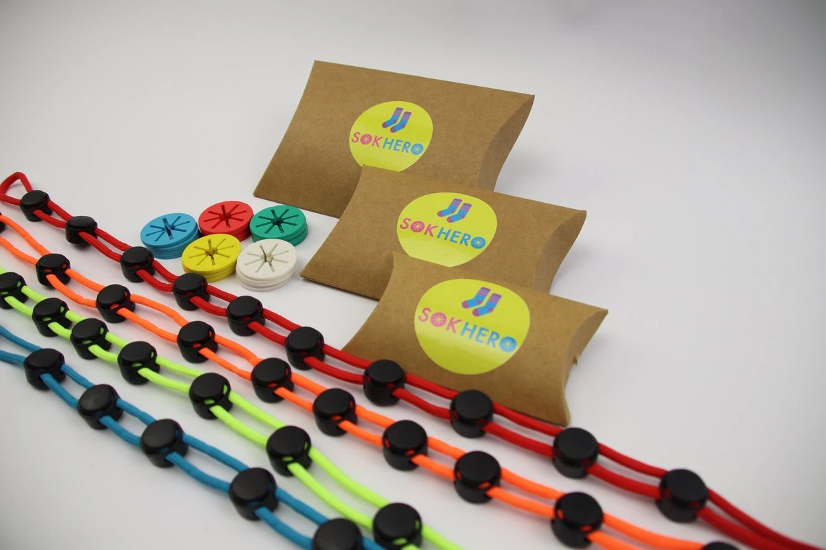 Sokhero - Sokken Cadeau Organizer - Waszak Waslijn Kleding - Wasmand Wasnet Huishouden - Wasmachine Sokken Opbergsysteem - Wasknijpers Wasbol Wasnet - Sokken En Lingerie Houder (voor 10 Sokken) - Afbeelding 6