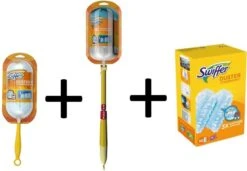 Swiffer Duster + XXL Duster Stofmagneet DELUXE Kit Met 17 Navullingen