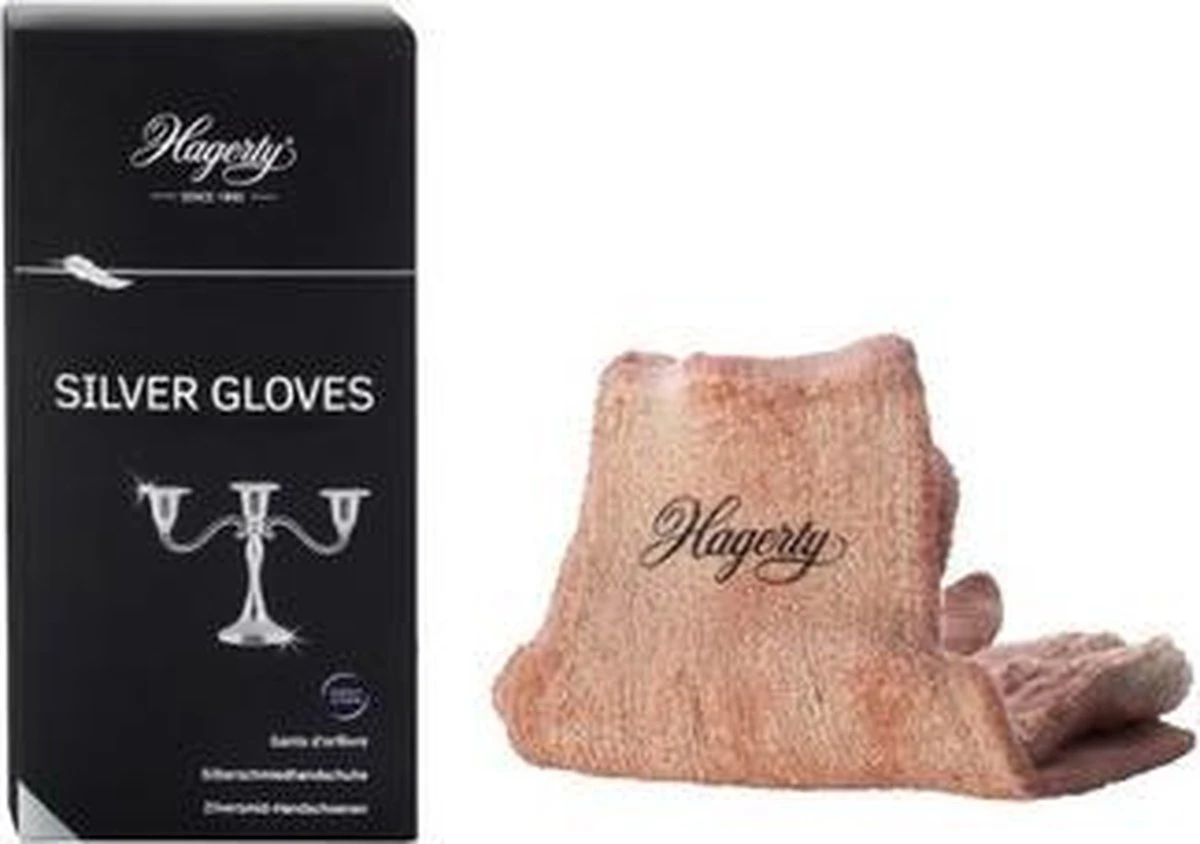 Hagerty Silver Gloves - Geïmpregneerde Handschoenen Voor Het Reinigen Van Zilver En Verzilverde Items - Afbeelding 7
