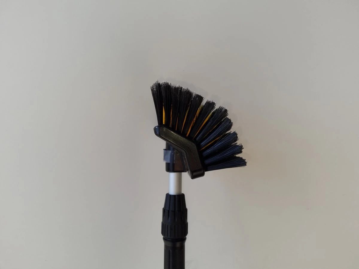 Zonnepanelen / Auto / Ramen Wassen Telescoopsteel Met Borstel Waterdoorlatende Wasborstel Met Telescopische Steel 4 Meter En Gardena Aansluiting / Wasborstel Met Uitschuifbare Telescoopsteel Met Waterdoorvoer - Afbeelding 5