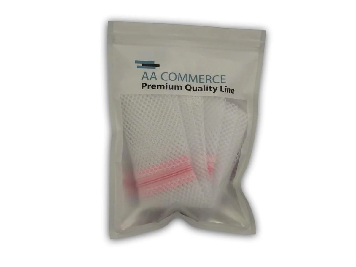 Waszak Set Van 3 Stuks Met Rits - BH/Lingerie/Sokken/Schoenen Wasnet Waszakjes Laundry Bag - Waszakken - Klein/Medium/Groot - Afbeelding 2