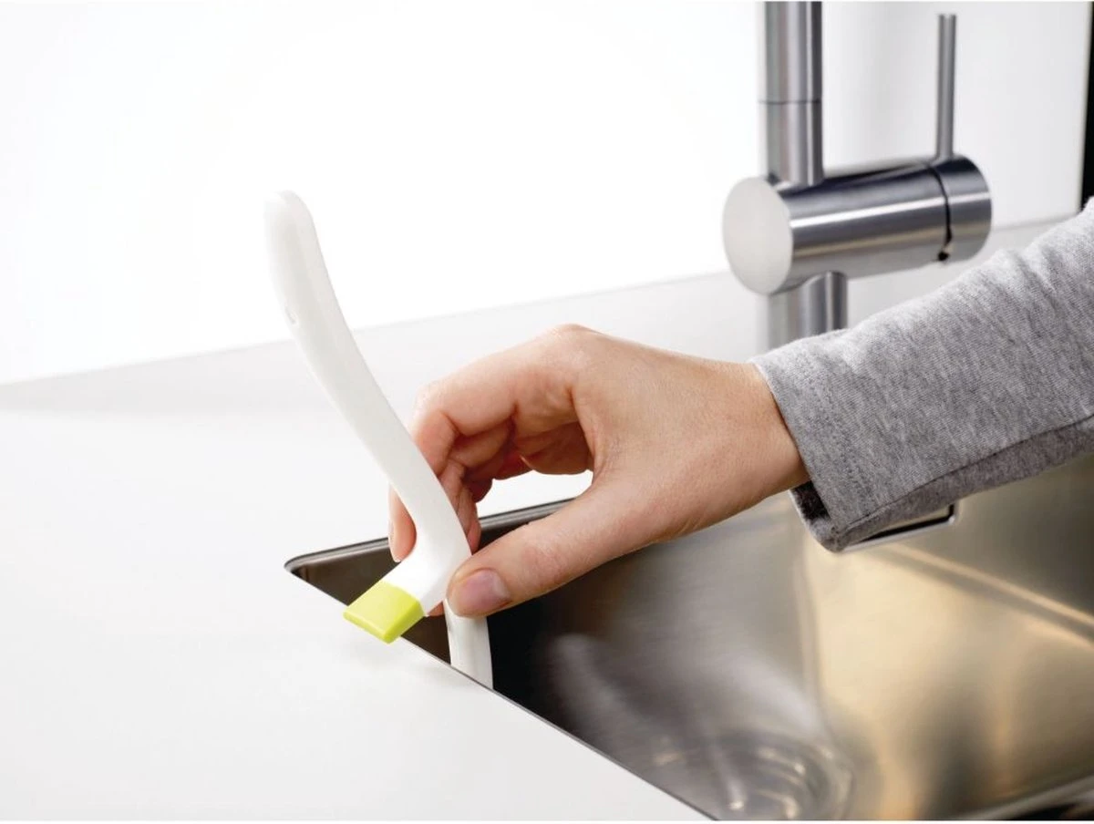 Joseph Joseph Edge Vaatwasborstel - Met Ingebouwde Gootsteensteun - Antraciet - Afbeelding 4