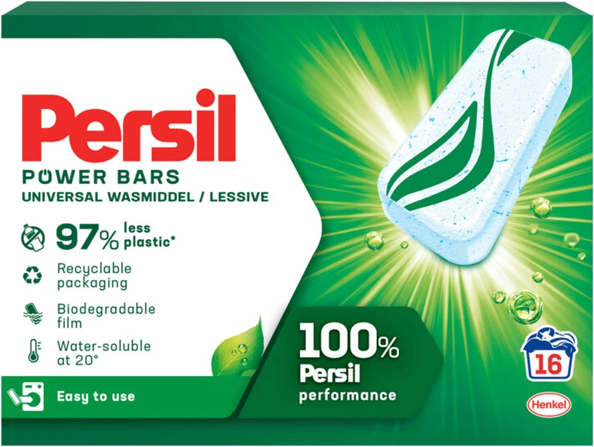 Persil® Persil Power Bars Universal Wasmiddel - Voordeelverpakking - 9 X 16 Wasbeurten - Afbeelding 11