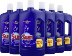 SUNĀ® Sun Vaatwas Spoelglans - 6 X 1 L - Voordeelverpakking