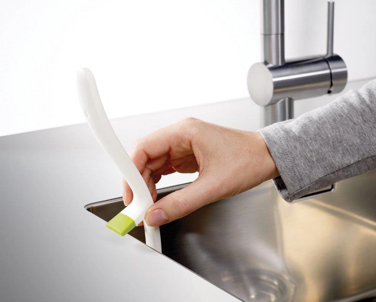 Joseph Joseph Edge Vaatwasborstel - Met Ingebouwde Gootsteensteun - Antraciet - Afbeelding 5