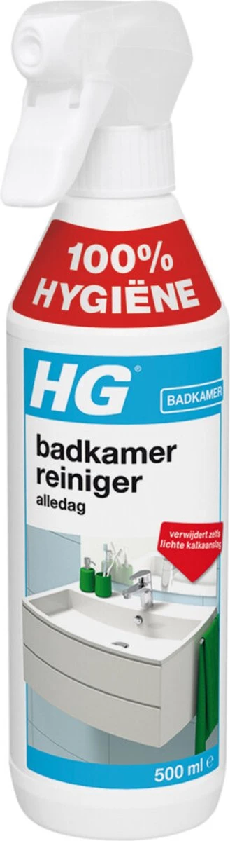 HG Badkamerreiniger Alledag - 500ml - Verwijdert Zeepresten, Huidvetten En Lichte Kalkaanslag - Afbeelding 6