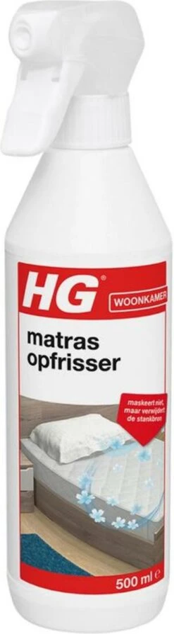 HG Matrasopfrisser - 500ml - Maskeert Niet, Maar Neemt De Bron Weg - Geeft Snel Een Fris Matras