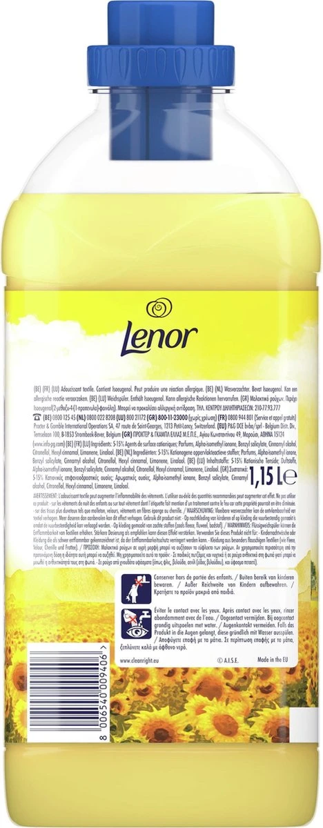Lenor Zomerbries Wasverzachter - Voordeelverpakking 8 X 50 Wasbeurten - Afbeelding 6