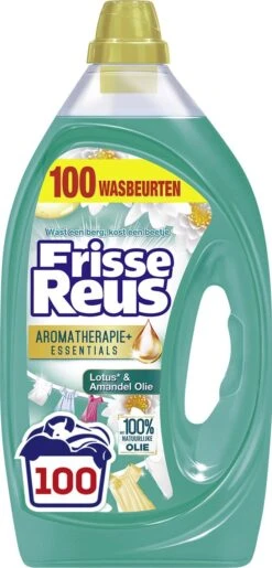 Frisse Reus Lotus Amandel Gel Vloeibaar Wasmiddel - Witte Was - Voordeelverpakking - 100 Wasbeurten