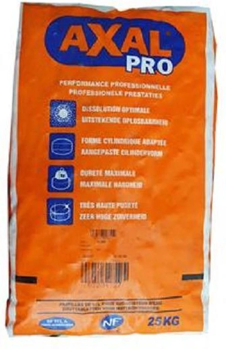 Onthardingszout - Zouttabletten Axal 25 Kg